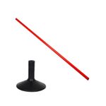 Sport si Outdoor - Accesorii si echipamente sportive - Accesorii antrenament si tabele tactice - Stalp slalom 120 cm Sportech cu baza cauciuc - Infinity.ro