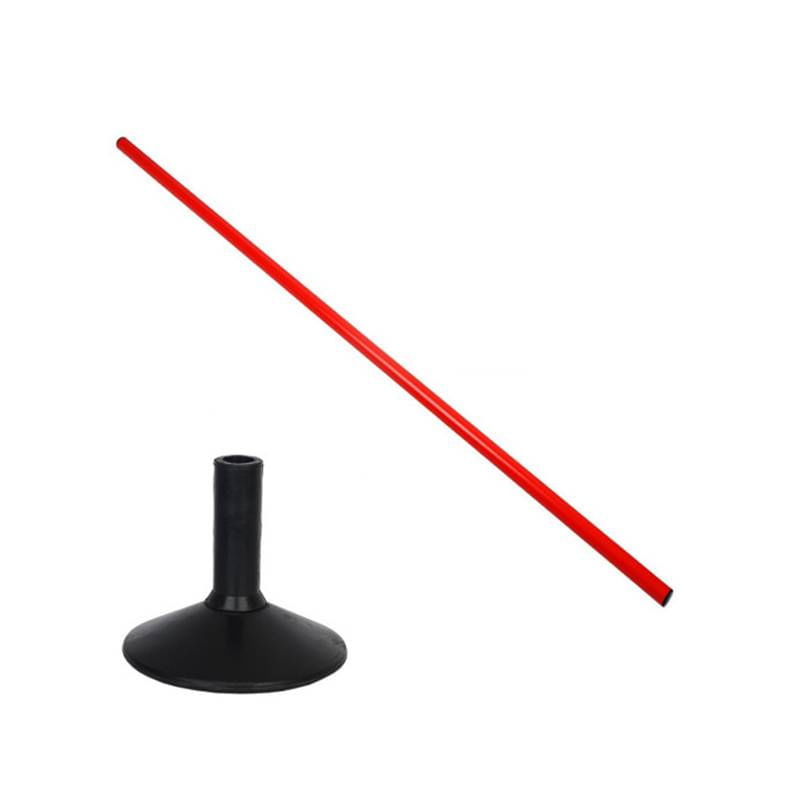 Sport si Outdoor - Accesorii si echipamente sportive - Accesorii antrenament si tabele tactice - Stalp slalom 120 cm Sportech cu baza cauciuc - Infinity.ro