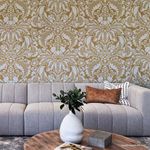 Casa si Gradina - Decoratiuni - DIY - Sabloane decorative pereti - Sablon Perete vopsire, tencuiala dimensiune 900x600 x mm grosime 0,7mm Upscaled Isadora Damask model MXSP7495 - Infinity.ro