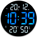 Casa si Gradina - Decoratiuni - Ceasuri - Ceas digital cu termometru CGH 8011 de 30 cm cu telecomanda - Infinity.ro