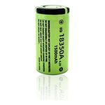 Casa si Gradina - Electrice - Accesorii electrice - Baterii, acumulatori si incarcatoare - Acumulator 18350A MRG M1220, 1500mAh, Li-Ion, 4.2V, Reincarcabil, Verde - Infinity.ro