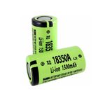 Casa si Gradina - Electrice - Accesorii electrice - Baterii, acumulatori si incarcatoare - Acumulator 18350A MRG M1220, 1500mAh, Li-Ion, 4.2V, Reincarcabil, Verde - Infinity.ro