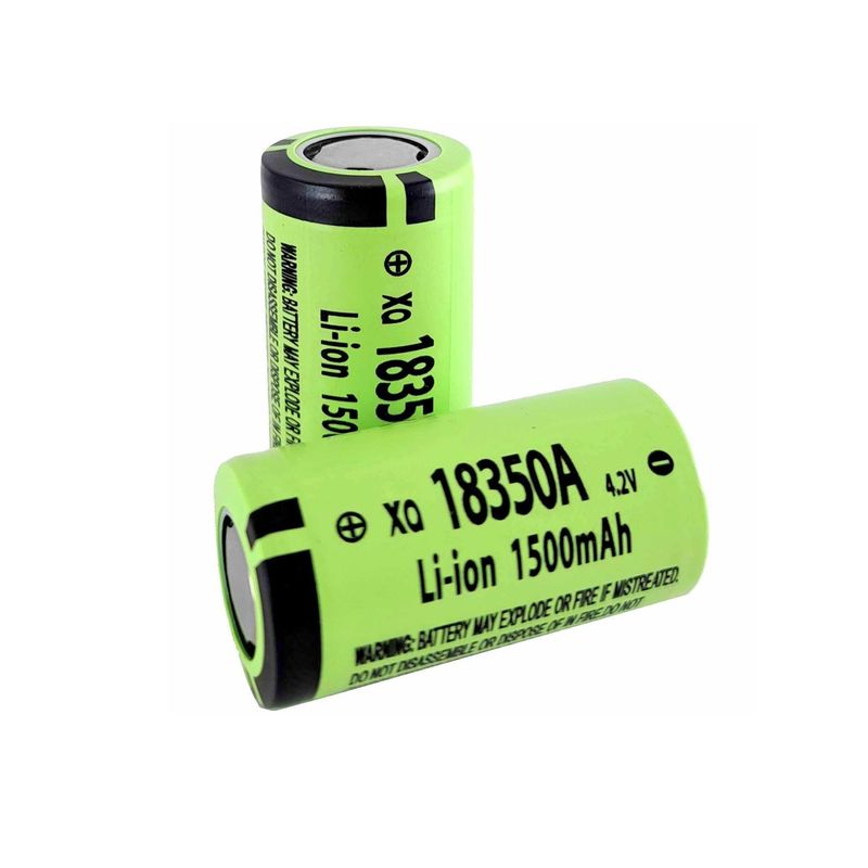 Casa si Gradina - Electrice - Accesorii electrice - Baterii, acumulatori si incarcatoare - Acumulator 18350A MRG M1220, 1500mAh, Li-Ion, 4.2V, Reincarcabil, Verde - Infinity.ro