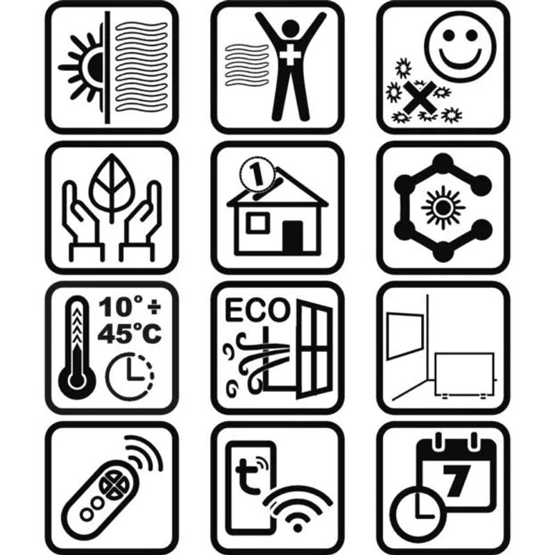 Electronice si Electrocasnice - Climatizare si sisteme de incalzire - Aparate incalzire aer - Panouri radiante - Panou de incalzire cu infrarosu Wertberg IR 6.80, 800 W, Harder HD1012 - Infinity.ro