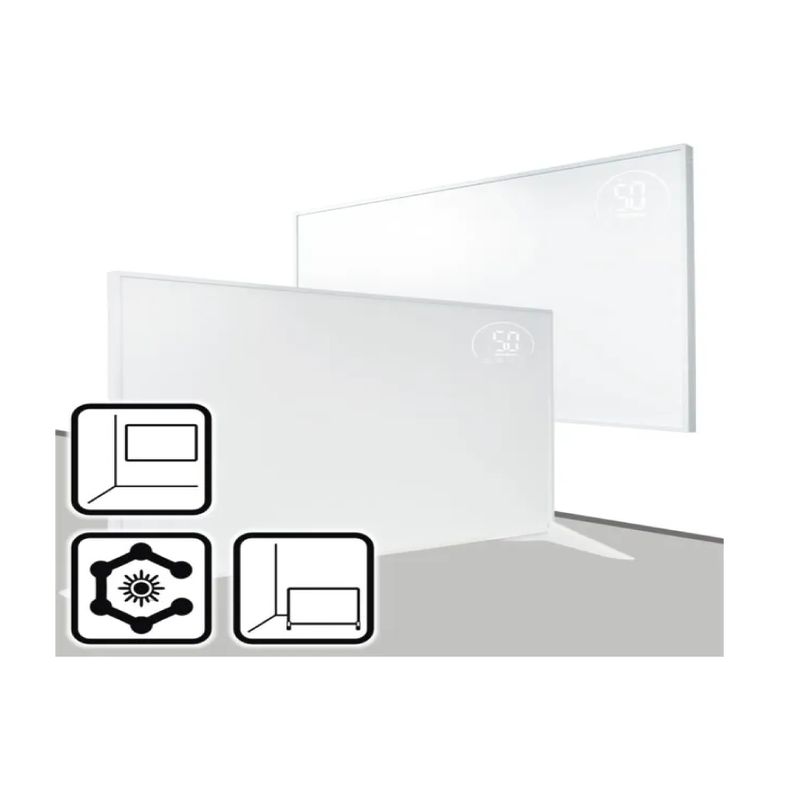 Electronice si Electrocasnice - Climatizare si sisteme de incalzire - Aparate incalzire aer - Panouri radiante - Panou de incalzire cu infrarosu Wertberg IR 9.80, control Wi-fi, 800 W, Harder HD1014 - Infinity.ro