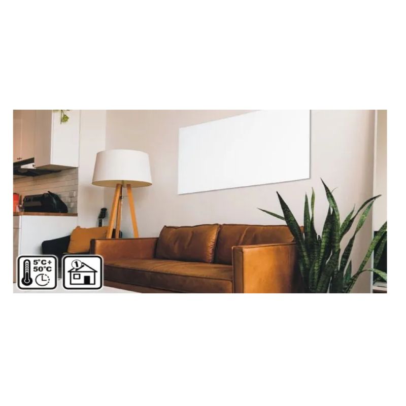 Electronice si Electrocasnice - Climatizare si sisteme de incalzire - Aparate incalzire aer - Panouri radiante - Panou de incalzire cu infrarosu Wertberg IR 9.80, control Wi-fi, 800 W, Harder HD1014 - Infinity.ro