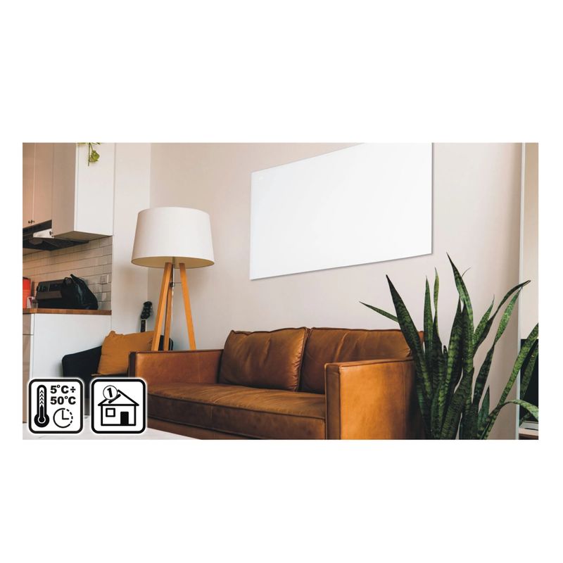 Electronice si Electrocasnice - Climatizare si sisteme de incalzire - Aparate incalzire aer - Panouri radiante - Panou de incalzire cu infrarosu Wertberg IR 9.50, control Wi-fi, 480 W, Harder HD1013 - Infinity.ro