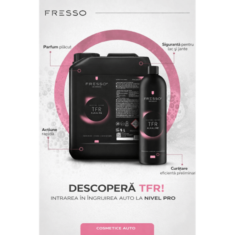 Auto si Moto - Intretinere auto - Produse curatare auto - Solutie Pre-Spalare Profesionala, Concentrat Puternic Fresso TFR, 5L - Infinity.ro