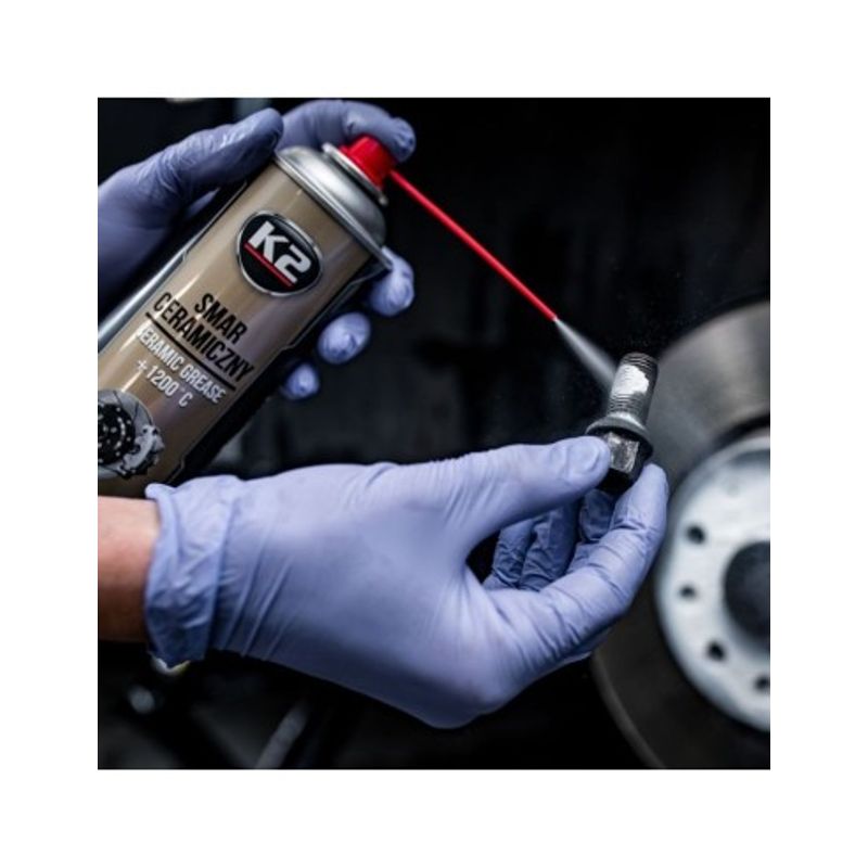 Auto si Moto - Intretinere auto - Produse curatare auto - Spray Lubrifiant Ceramic K2 Ceramic Grease, 400ml - Infinity.ro