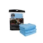 Auto si Moto - Intretinere auto - Produse curatare auto - Lavete aplicatoare soft albastre din microfibra ChemicalGuys Workhorse Premium Applicator, 3 buc - Infinity.ro