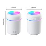 Electronice si Electrocasnice - Climatizare si sisteme de incalzire - Aparate filtrare aer - Umidificatoare - Umidificator de aer cu ultrasunete cu difuzor aromaterapie cu LED, 300 ml - Infinity.ro