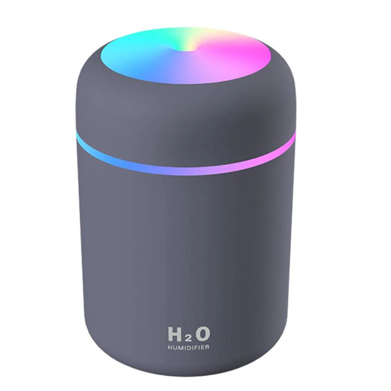 Electronice si Electrocasnice - Climatizare si sisteme de incalzire - Aparate filtrare aer - Umidificatoare - Umidificator de aer cu ultrasunete cu difuzor aromaterapie cu LED, 300 ml - Infinity.ro