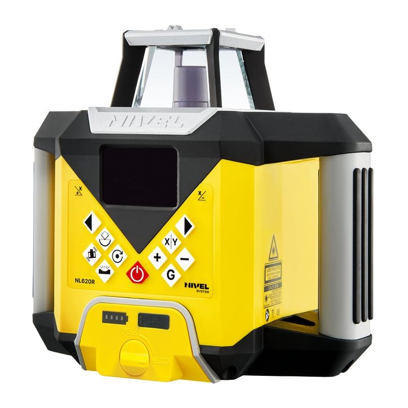 Casa si Gradina - Constructii - Scule electrice si accesorii - Aparate de masura - Laser rotativ Nivel System NL620R Digital, fascicul rosu, planuri H/V, raza de lucru 600 m - Infinity.ro