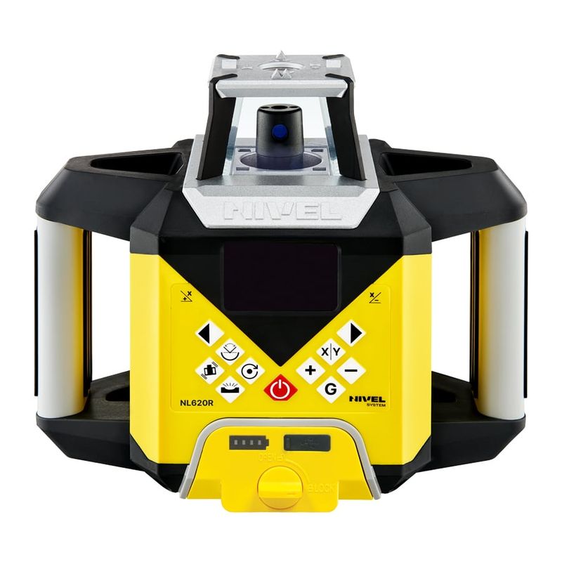 Casa si Gradina - Constructii - Scule electrice si accesorii - Aparate de masura - Laser rotativ Nivel System NL620R Digital, fascicul rosu, planuri H/V, raza de lucru 600 m - Infinity.ro