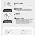 TV, Audio-Video si Foto - Portabile audio - Casti audio - Casti Wireless Bluetooth 5.4LX-50, Full Color Smart Touch Screen, ANC/ENC Noise Cancelling, Hi-Fi Sound, Black - Infinity.ro