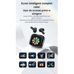 TV, Audio-Video si Foto - Portabile audio - Casti audio - Casti Wireless Bluetooth 5.4LX-50, Full Color Smart Touch Screen, ANC/ENC Noise Cancelling, Hi-Fi Sound, Black - Infinity.ro