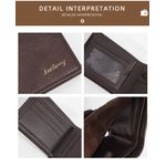 Fashion, accesorii si bijuterii - Barbati - Accesorii barbati - Portofele barbati - Portofel Barbati Slim AOS, Design Minimalist Ultra-Subtire, Piele Premium, Brown - Infinity.ro