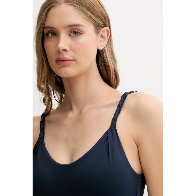 Fashion, accesorii si bijuterii - Femei - Lenjerie si pijamale femei - Costume de baie femei - Costum de baie dama Tommy Hilfiger UW0UW05856 S INTL Bleumarin - Infinity.ro