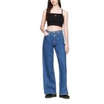 Fashion, accesorii si bijuterii - Femei - Imbracaminte femei - Tricouri si topuri femei - Maieu dama  Tommy Jeans Strappy Badge Bralette DW0DW18657 S INTL Negru - Infinity.ro