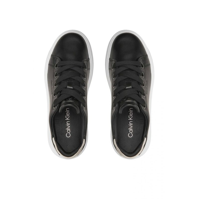 Fashion, accesorii si bijuterii - Femei - Incaltaminte femei - Pantofi femei - Pantofi Calvin Klein Cupsole Lace up Lth HW0HW02085 Negru 37 EU - Infinity.ro