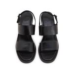 Fashion, accesorii si bijuterii - Femei - Incaltaminte femei - Sandale femei - Sandale din piele 8 by YOOX cu toc rotund Negru 37 EU - Infinity.ro