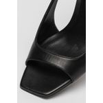 Fashion, accesorii si bijuterii - Femei - Incaltaminte femei - Sandale femei - Sandale Calvin Klein slingback de piele cu toc stiletto Negru 37 EU - Infinity.ro