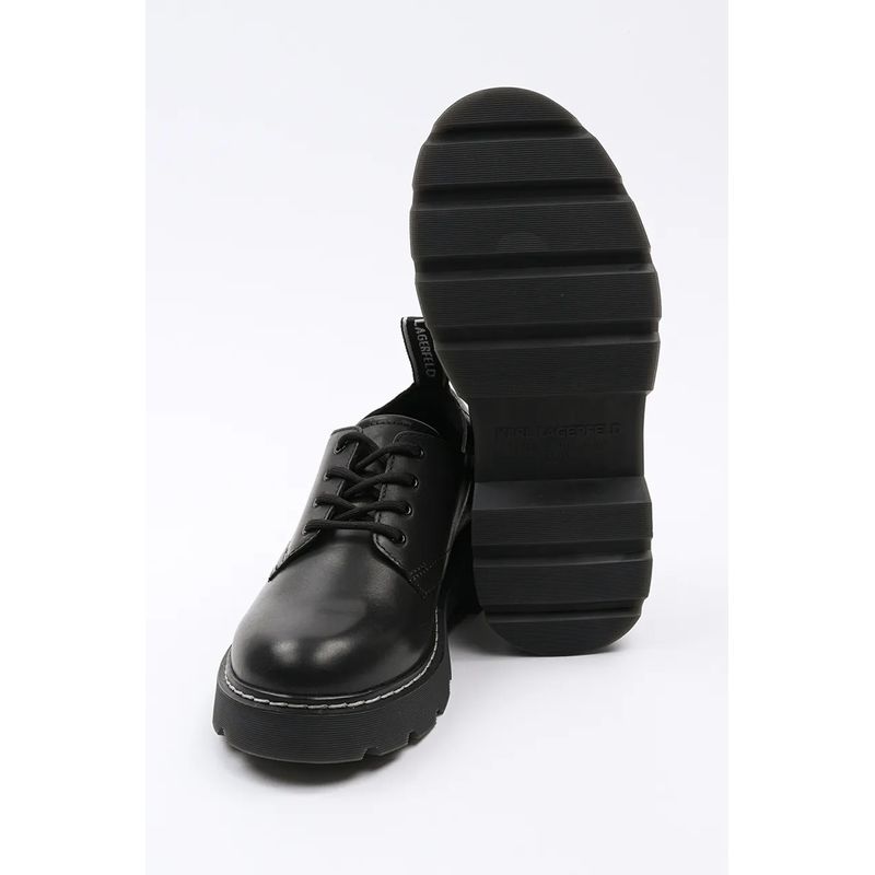 Fashion, accesorii si bijuterii - Femei - Incaltaminte femei - Pantofi femei - Pantofi de piele Karl Lagerfeld KAMDEN KL40421H Negru 37 EU - Infinity.ro