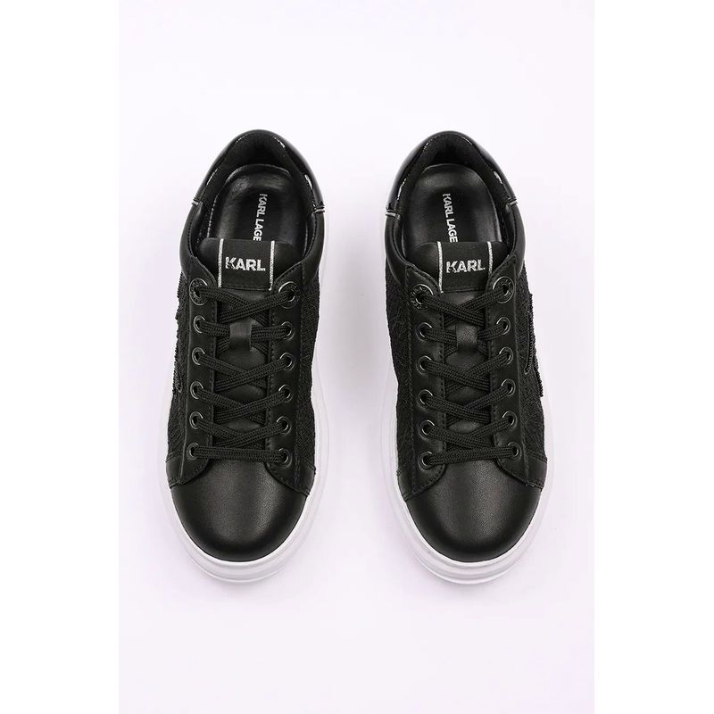 Fashion, accesorii si bijuterii - Femei - Incaltaminte femei - Sneakers si tenisi femei - Pantofi sport Karl Lagerfeld KAPRI KL62511F Negru 38 EU - Infinity.ro