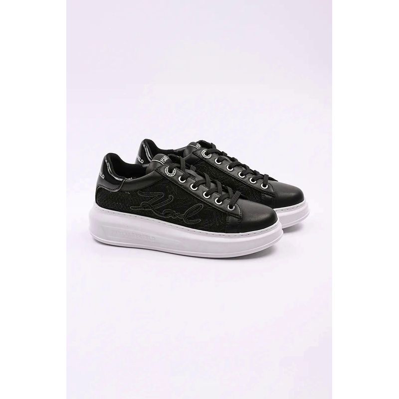 Fashion, accesorii si bijuterii - Femei - Incaltaminte femei - Sneakers si tenisi femei - Pantofi sport Karl Lagerfeld KAPRI KL62511F 36 EU Negru - Infinity.ro