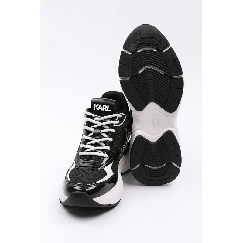 Fashion, accesorii si bijuterii - Femei - Incaltaminte femei - Sneakers si tenisi femei - Pantofi sport Karl Lagerfeld Komet Wedge KL65724A Negru 37 EU - Infinity.ro