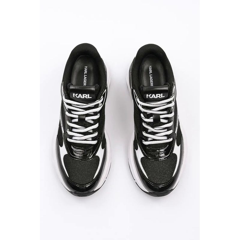 Fashion, accesorii si bijuterii - Femei - Incaltaminte femei - Sneakers si tenisi femei - Pantofi sport Karl Lagerfeld Komet Wedge KL65724A Negru 37 EU - Infinity.ro