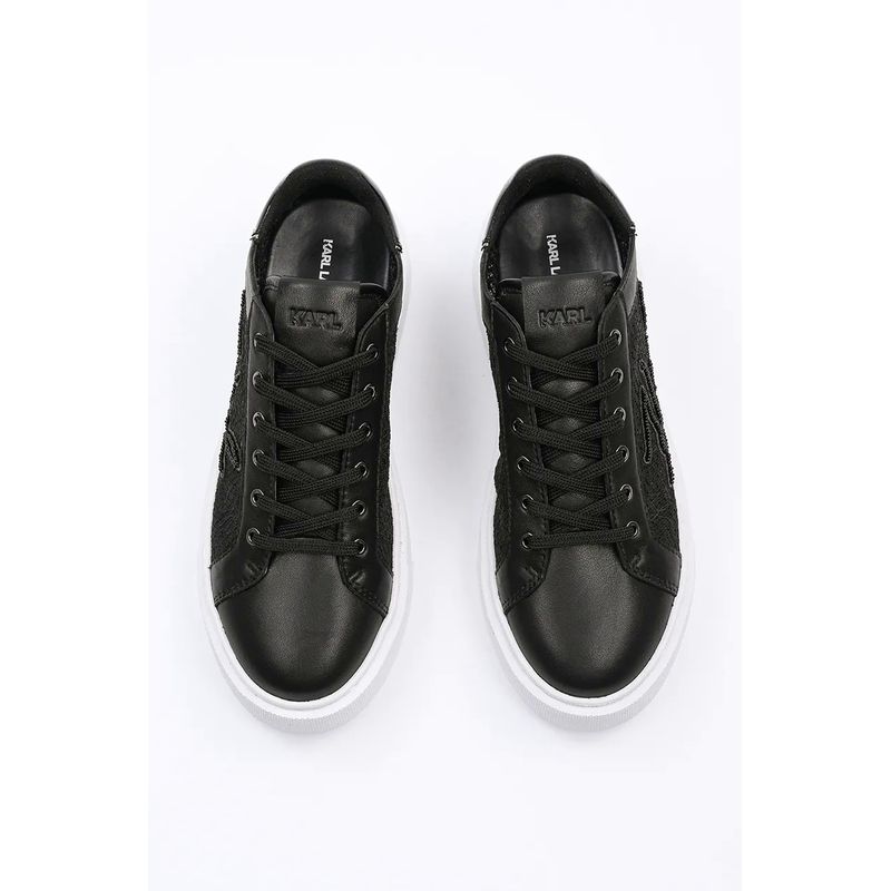 Fashion, accesorii si bijuterii - Femei - Incaltaminte femei - Sneakers si tenisi femei - Pantofi sport Karl Lagerfeld MAXI KUP KL62211F 36 EU Negru - Infinity.ro