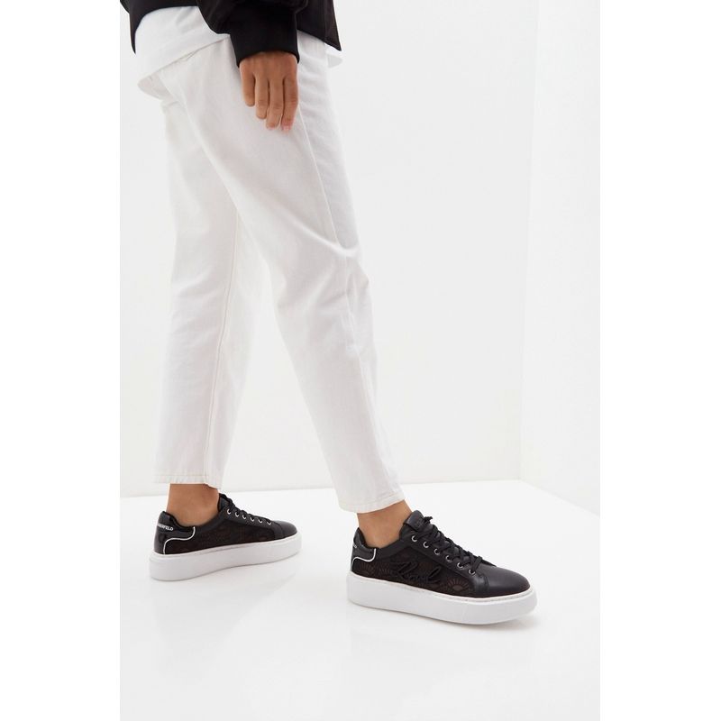 Fashion, accesorii si bijuterii - Femei - Incaltaminte femei - Sneakers si tenisi femei - Pantofi sport Karl Lagerfeld MAXI KUP KL62211F 36 EU Negru - Infinity.ro