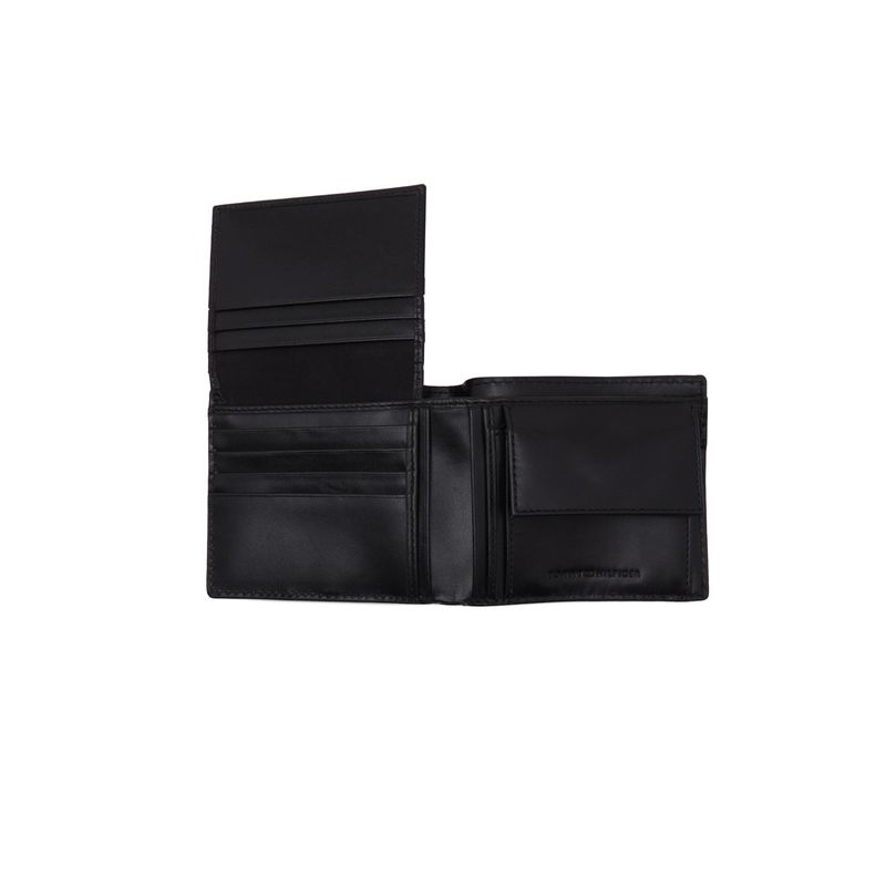 Fashion, accesorii si bijuterii - Barbati - Accesorii barbati - Portofele barbati - Portofel barbati Tommy Hilfiger AM0AM11596 Negru 12 x 10 x 2 cm - Infinity.ro