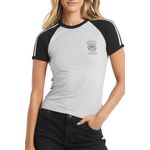 Fashion, accesorii si bijuterii - Femei - Imbracaminte femei - Tricouri si topuri femei - Tricou de dama Guess Jeans W4BI52 S INTL Gri - Infinity.ro