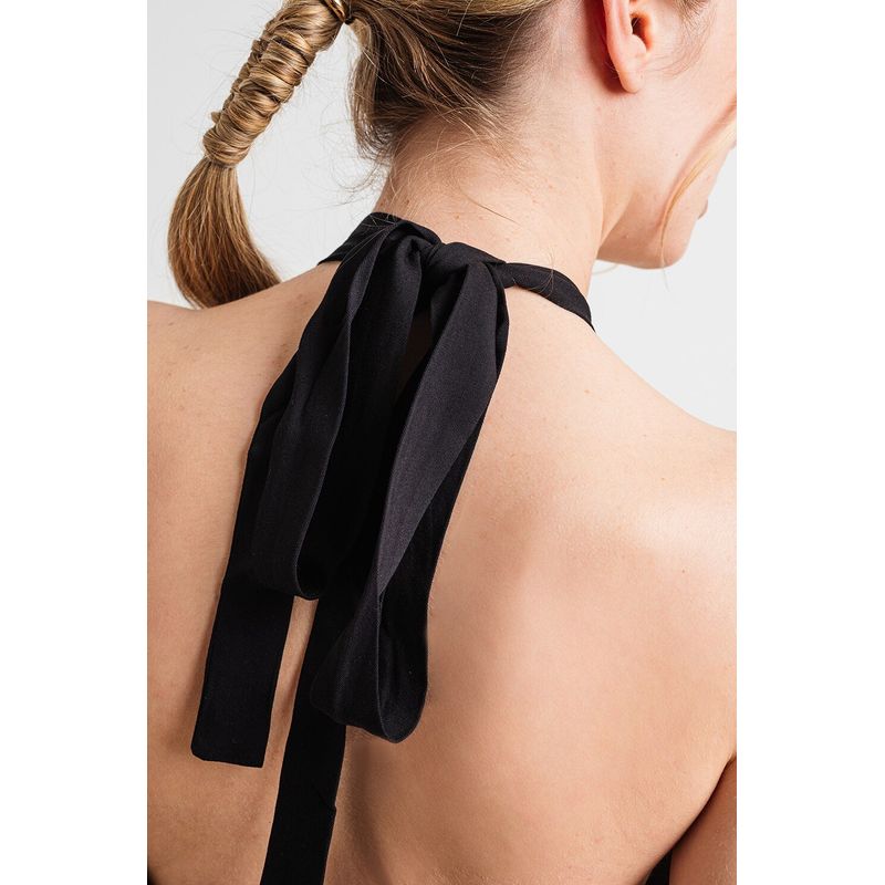 Fashion, accesorii si bijuterii - Femei - Imbracaminte femei - Rochii femei - Rochie dama de vara Guess Ring E4GK10 Negru S INTL - Infinity.ro