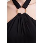 Fashion, accesorii si bijuterii - Femei - Imbracaminte femei - Rochii femei - Rochie dama de vara Guess Ring E4GK10 Negru S INTL - Infinity.ro