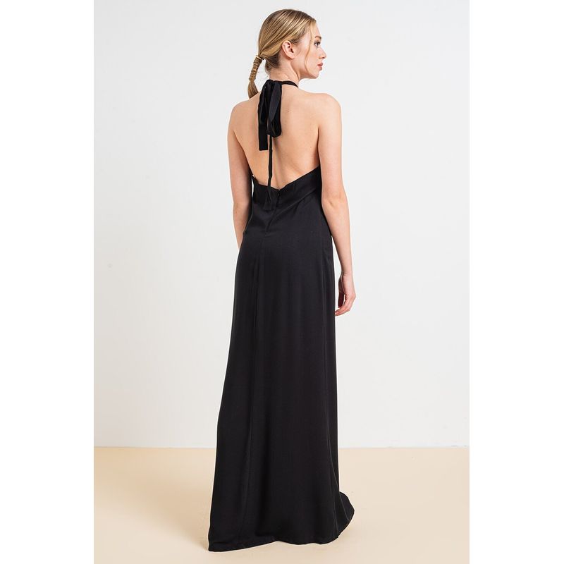 Fashion, accesorii si bijuterii - Femei - Imbracaminte femei - Rochii femei - Rochie dama de vara Guess Ring E4GK10 Negru S INTL - Infinity.ro