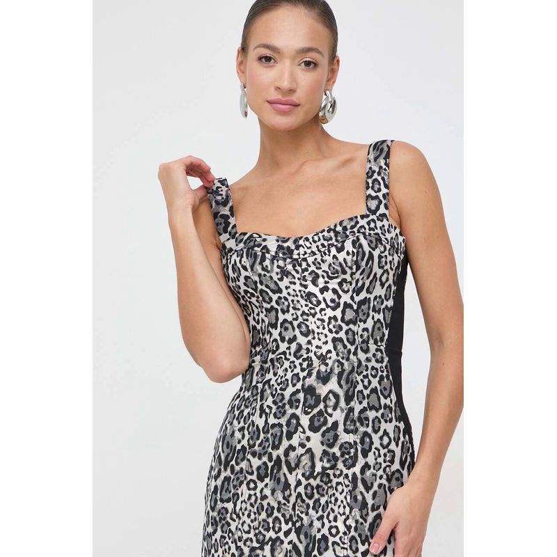 Fashion, accesorii si bijuterii - Femei - Imbracaminte femei - Rochii femei - Rochie Guess FIAMMA W4RK96 WFQI0 XS INTL Animal print - Infinity.ro