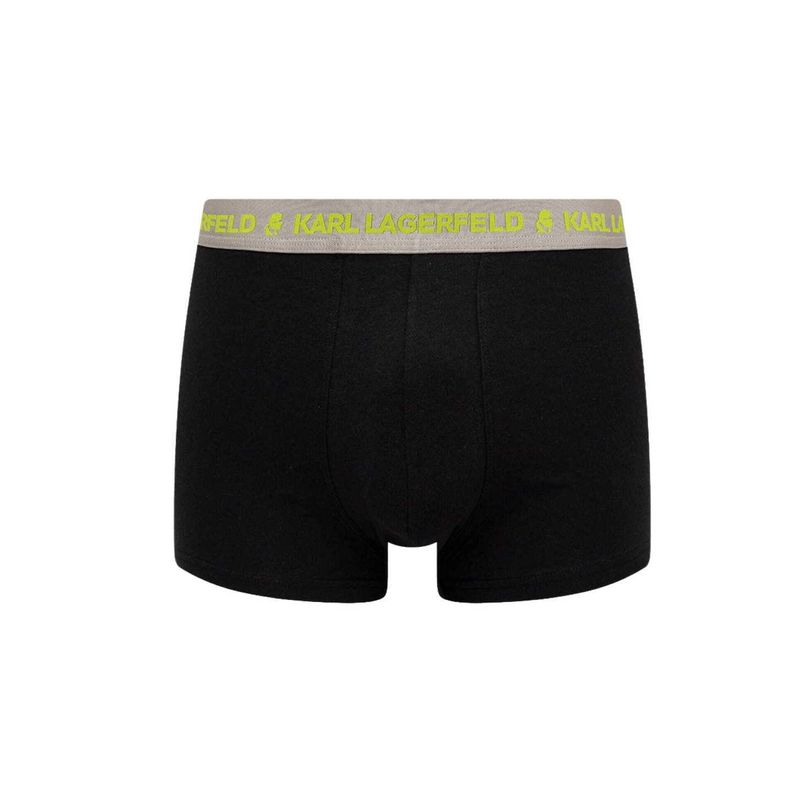 Fashion, accesorii si bijuterii - Barbati - Lenjerie si pijamale barbati - Lenjerie intima barbati - Set 3 boxeri barbati din bumbac organic Karl Lagerfeld 225M2107 Negru S INTL - Infinity.ro