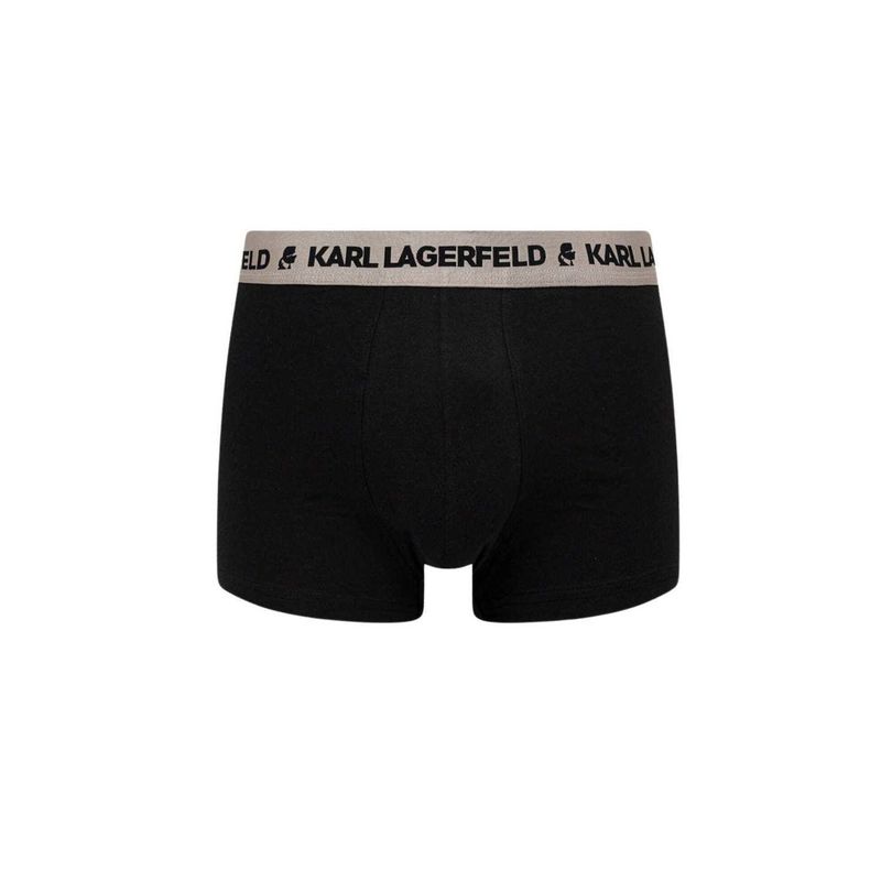 Fashion, accesorii si bijuterii - Barbati - Lenjerie si pijamale barbati - Lenjerie intima barbati - Set 3 boxeri barbati din bumbac organic Karl Lagerfeld 225M2107 Negru S INTL - Infinity.ro