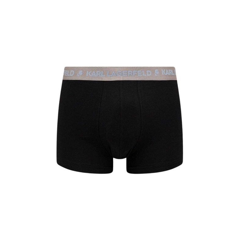 Fashion, accesorii si bijuterii - Barbati - Lenjerie si pijamale barbati - Lenjerie intima barbati - Set 3 boxeri barbati din bumbac organic Karl Lagerfeld 225M2107 Negru S INTL - Infinity.ro