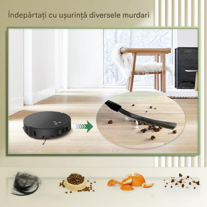 Electronice si Electrocasnice - Ingrijirea locuintei - Accesorii aparate pentru ingrijirea locuintei - Set doua perii laterale PAA-home compatibile cu aspiratorul robot Dreame Aqua 10 Ultra Roller Complete RLH71DE-1 - Infinity.ro