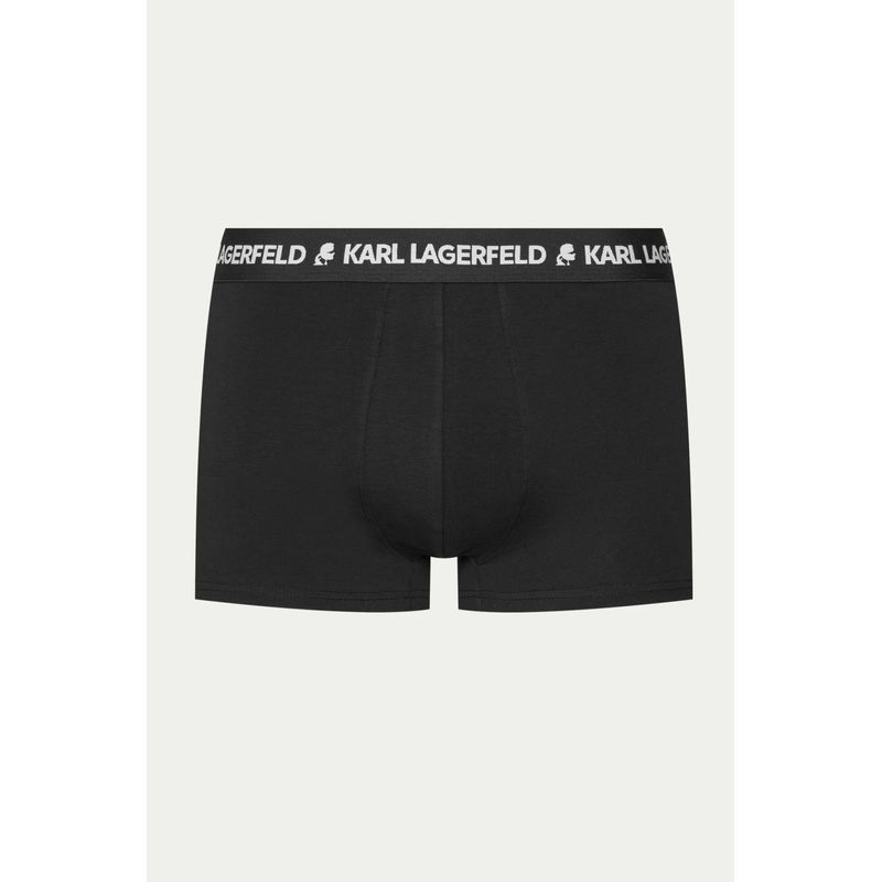 Fashion, accesorii si bijuterii - Barbati - Lenjerie si pijamale barbati - Lenjerie intima barbati - Set 3 boxeri barbati din bumbac organic Karl Lagerfeld A1M47151 Negru L INTL - Infinity.ro