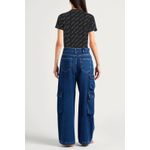 Fashion, accesorii si bijuterii - Femei - Imbracaminte femei - Tricouri si topuri femei - Tricou dama Karl Lagerfeld  all-over print signature L INTL Negru - Infinity.ro