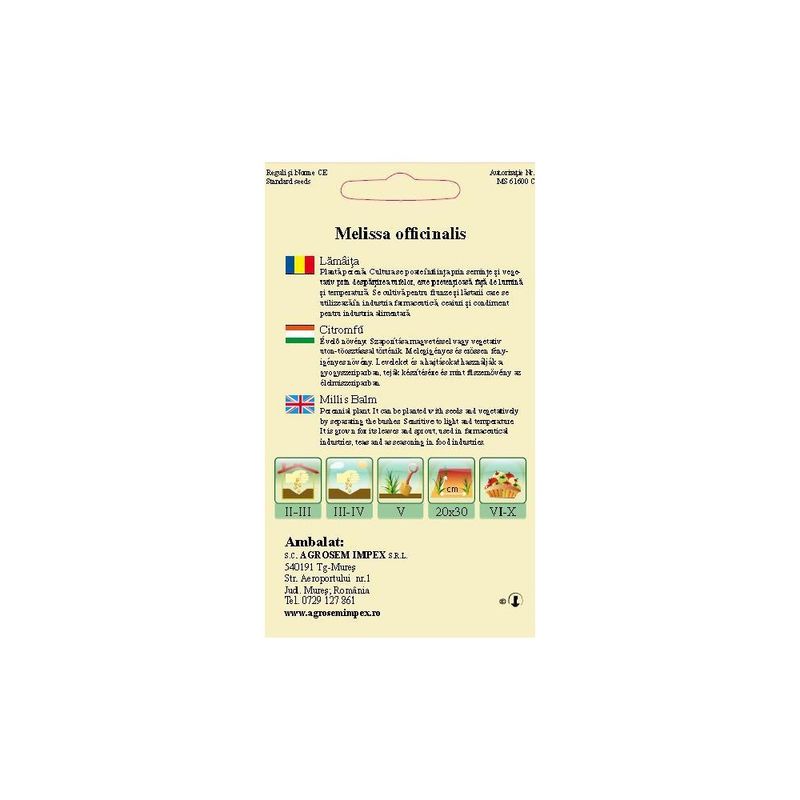 Casa si Gradina - Gradinarit si plante - Plante si ghivece - Bulbi, seminte si rasaduri - Seminte,Lamaita 0.3gr - Infinity.ro