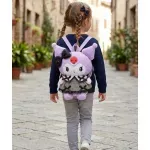 Fashion, accesorii si bijuterii - Copii - Accesorii copii - Genti si rucsacuri copii - Ghiozdan rucsac plus tip Kuromi mov, 30x22 cm, model kawaii cu bretele reglabile, ABYZ - Infinity.ro