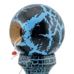 Jucarii, Copii si Bebe - Jucarii si jocuri - Jucarii & jocuri educative - Jucarii interactive - Kendama profesionala din lemn 2 cupe 19x7 cm Albastru Negru ABYZ - Infinity.ro