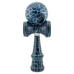 Jucarii, Copii si Bebe - Jucarii si jocuri - Jucarii & jocuri educative - Jucarii interactive - Kendama profesionala din lemn 2 cupe 19x7 cm Albastru Negru ABYZ - Infinity.ro