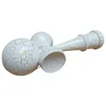 Jucarii, Copii si Bebe - Jucarii si jocuri - Jucarii & jocuri educative - Jucarii interactive - Kendama profesionala din lemn 2 cupe 19x7 cm bej ABYZ - Infinity.ro